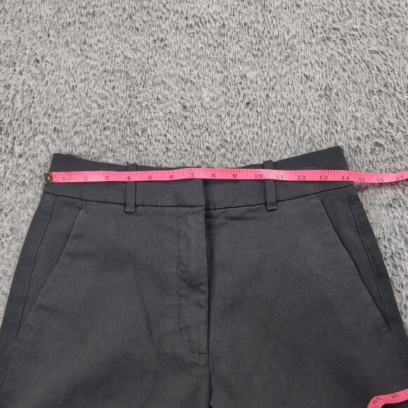 Everlane Pants Women 4 Black High Rise Wide Leg Cotton Blend Casual Work Chore - Picture 6 of 11